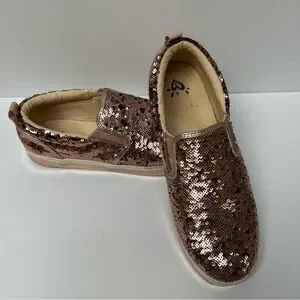 rose gold sequin dress shoes Reaching Out Maxi Dress Gold main image 1